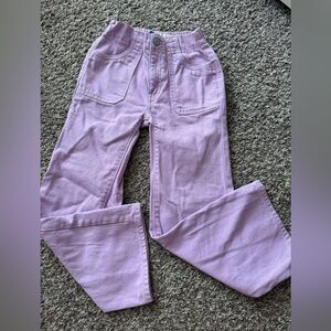 Old Navy Lilac High-Rise Baggy Jeans
